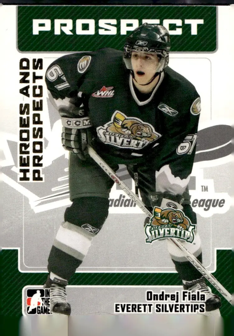 2006-07 Heroes and Prospects #90 Ondrej Fiala (front)