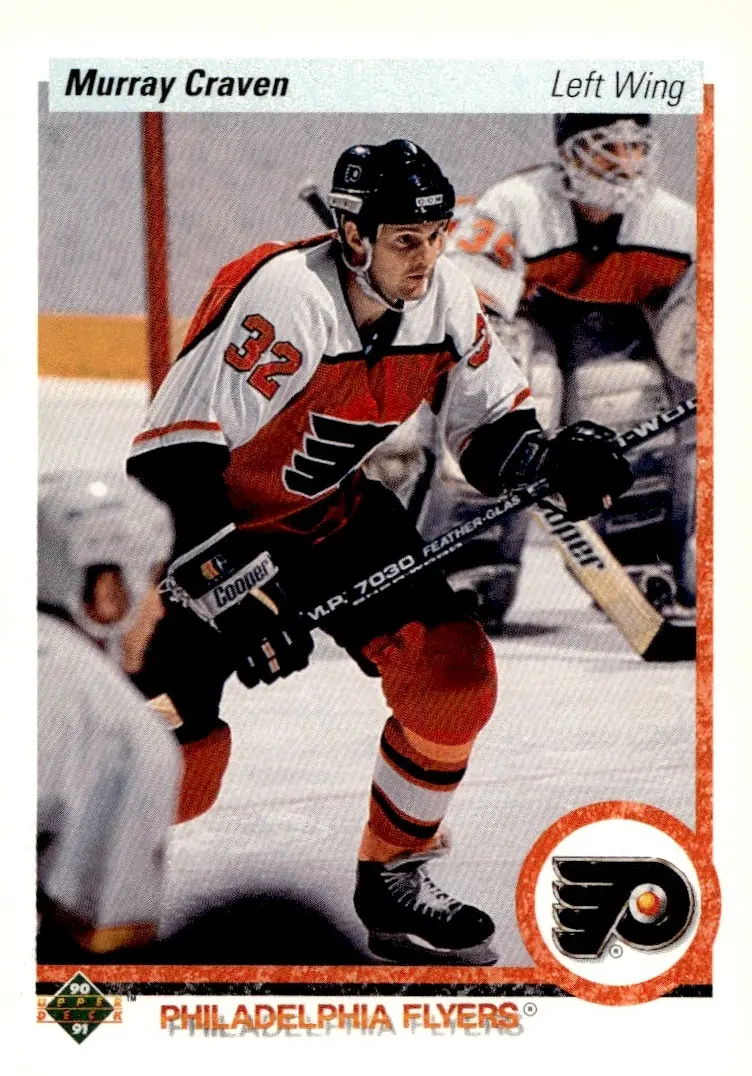 1990-91 Upper Deck #6 Murray Craven (front)