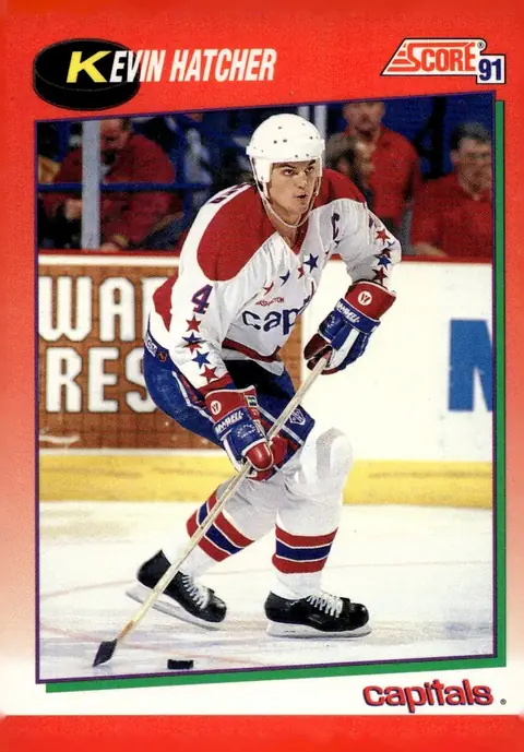 1991-92 Score Canadian (English) #20 Kevin Hatcher