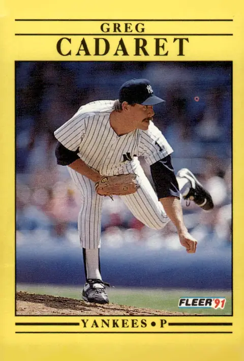 1991 Fleer #658 Greg Cadaret