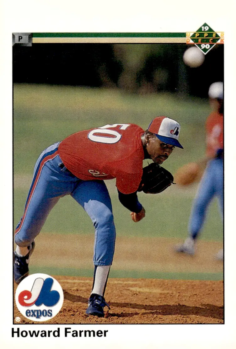 1990 Upper Deck #753 Howard Farmer (front)