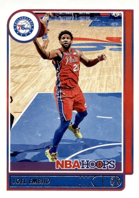 2021-22 NBA Hoops #27 Joel Embiid