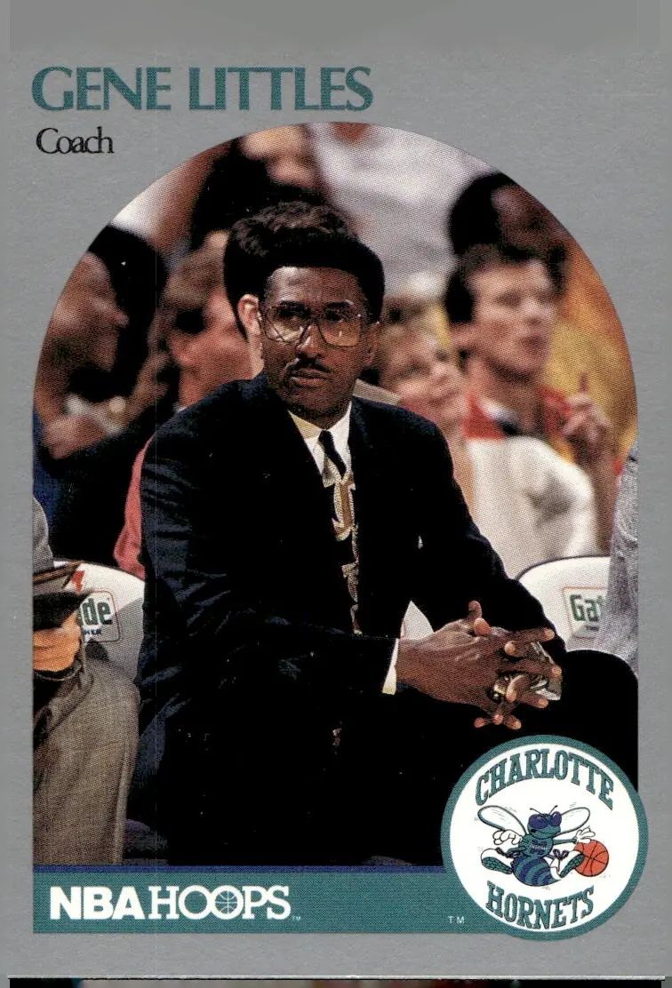 1990-91 NBA Hoops #307 Gene Littles (front)