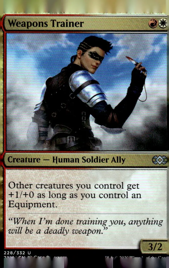 2020 Double Masters (2XM) #228/332 Weapons Trainer (front)