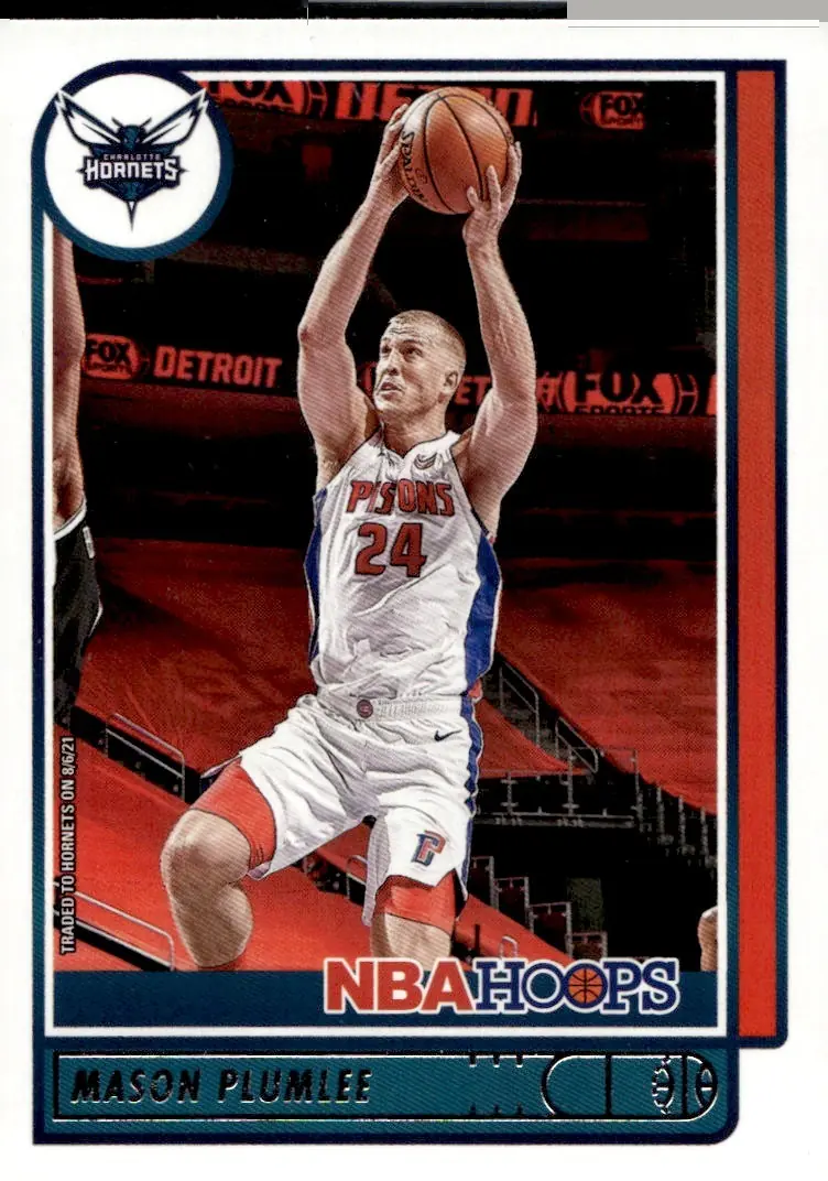 2021-22 NBA Hoops #165 Mason Plumlee (front)