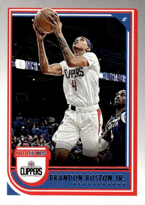 2022-23 NBA Hoops #185 Brandon Boston Jr.