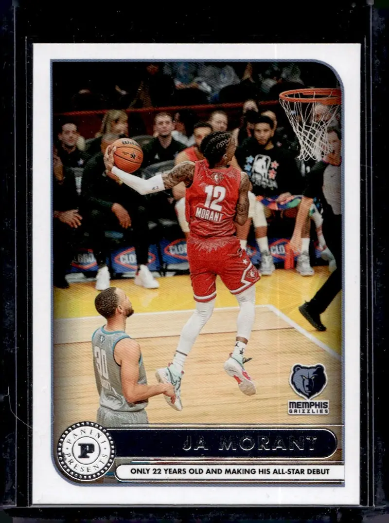 2022-23 NBA Hoops #10 Ja Morant (front)