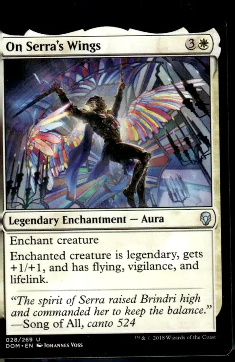 2018 Dominaria (DOM) #028/269 On Serra's Wings