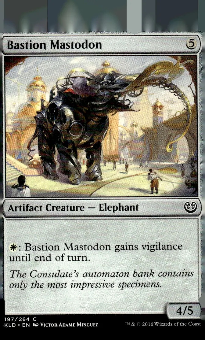 2016 Kaladesh (KLD) #197/264 Bastion Mastodon (front)