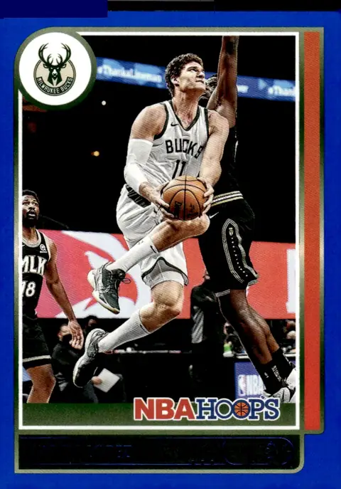 2021-22 NBA Hoops #73 Brook Lopez – Blue