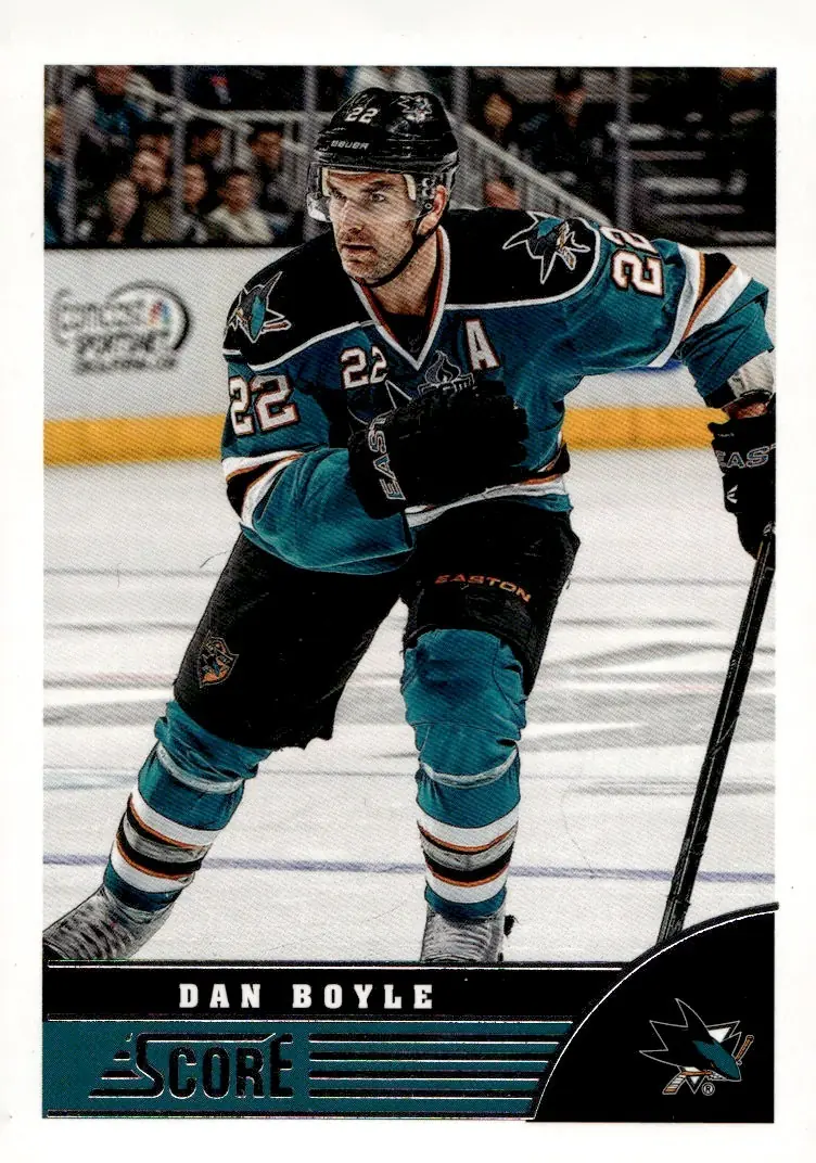 2013-14 Score #421 Dan Boyle (front)