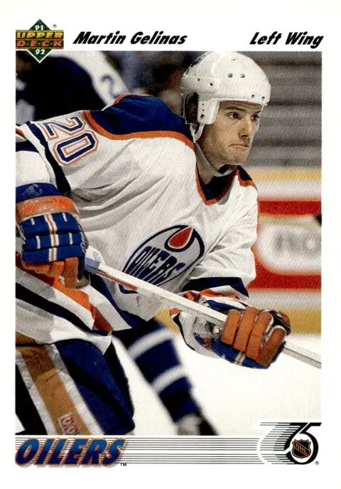 1991-92 Upper Deck #266 Martin Gelinas