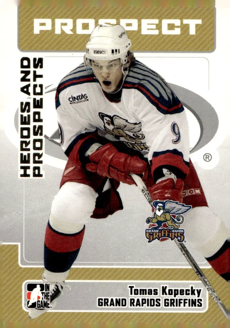 2006-07 In The Game Heroes and Prospects #38 Tomas Kopecky (front)