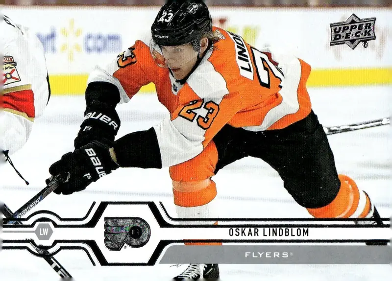 2019-20 Upper Deck Series 1 #76 Oskar Lindblom (front)