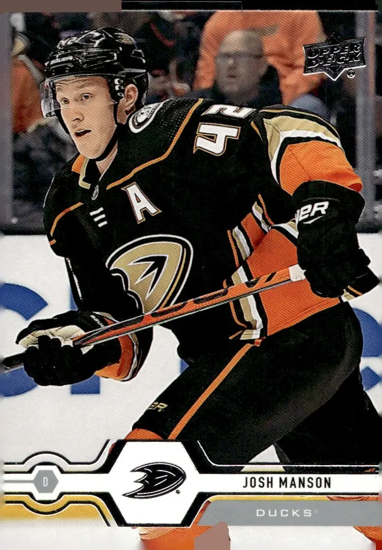 2019-20 Upper Deck Series 2 #428 Josh Manson (front)