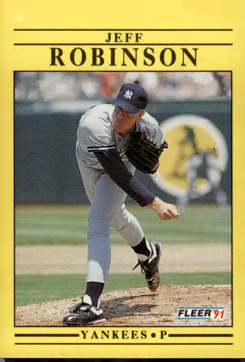 1991 Fleer #678 Jeff Robinson