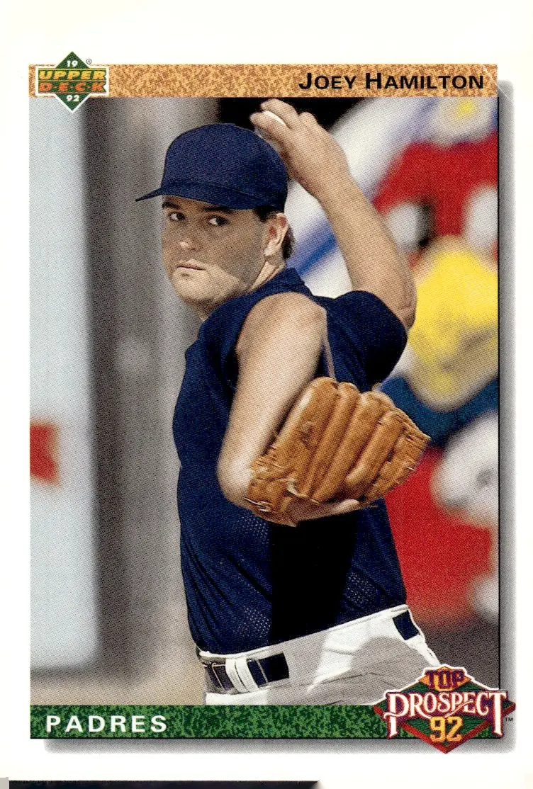 1992 Upper Deck #67 Joey Hamilton (front)