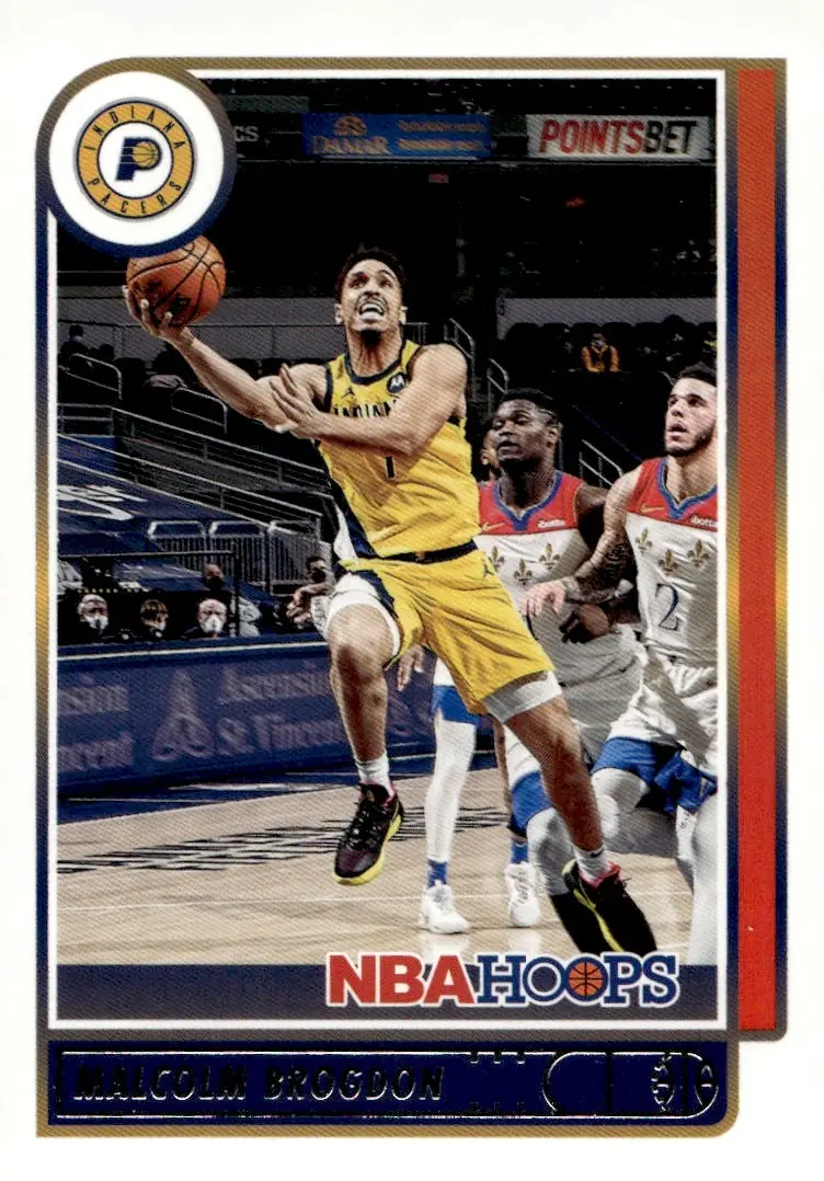 2021-22 NBA Hoops #153 Malcolm Brogdon (front)