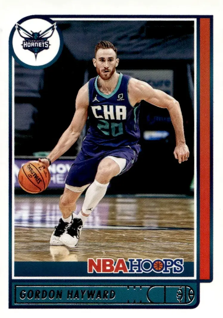 2021-22 NBA Hoops #160 Gordon Hayward (front)