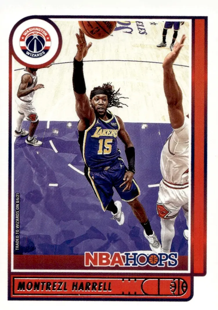 2021-22 NBA Hoops #196 Montrezl Harrell (front)