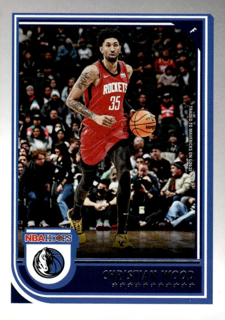 2022-23 NBA Hoops #128 Christian Wood (front)