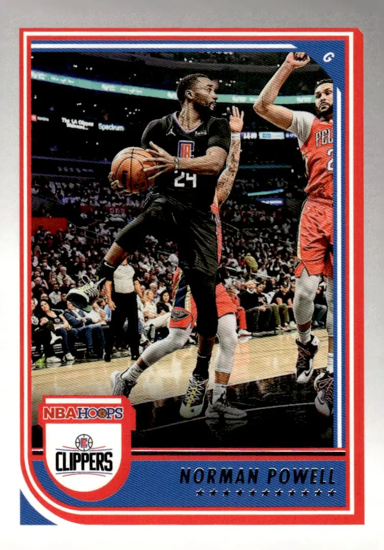 2022-23 NBA Hoops #182 Norman Powell (front)