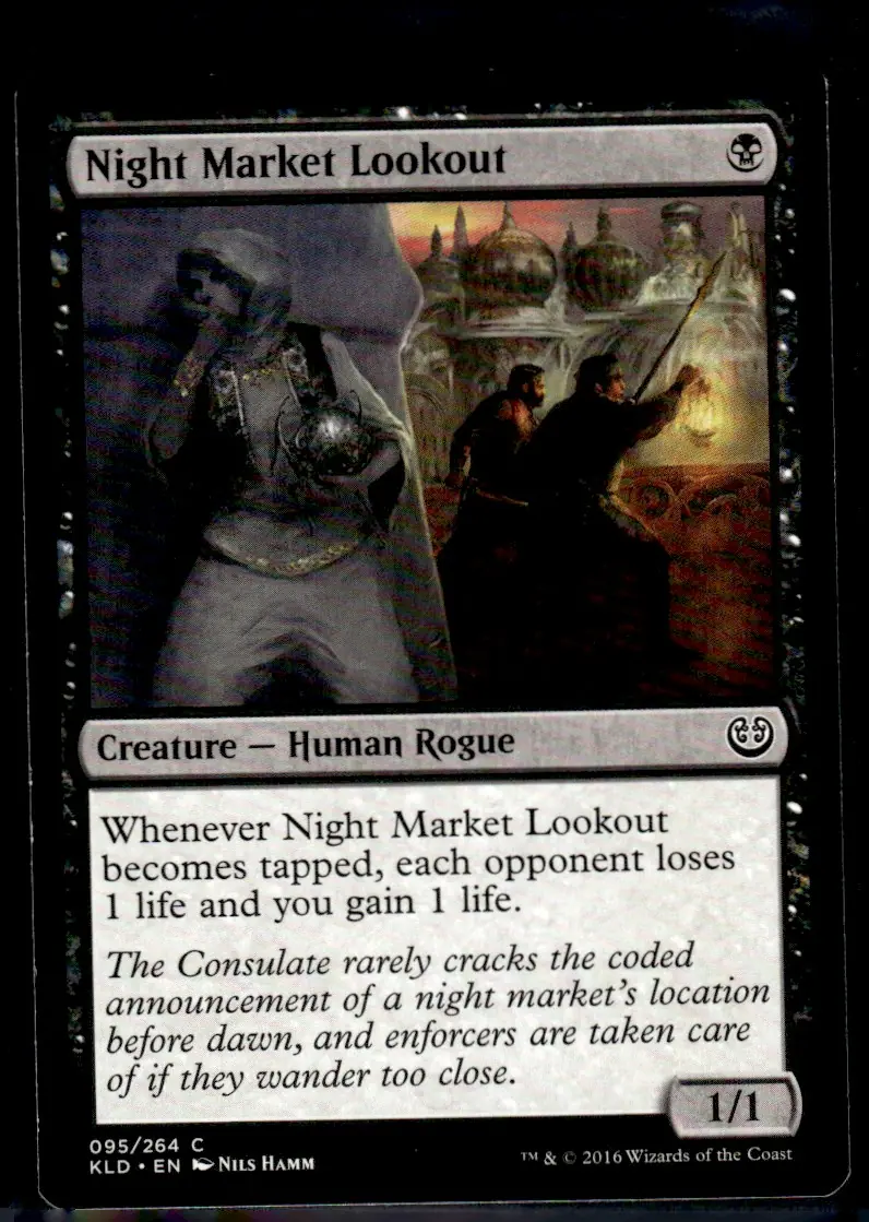 2016 Kaladesh (KLD) #095/264 Night Market Lookout (front)