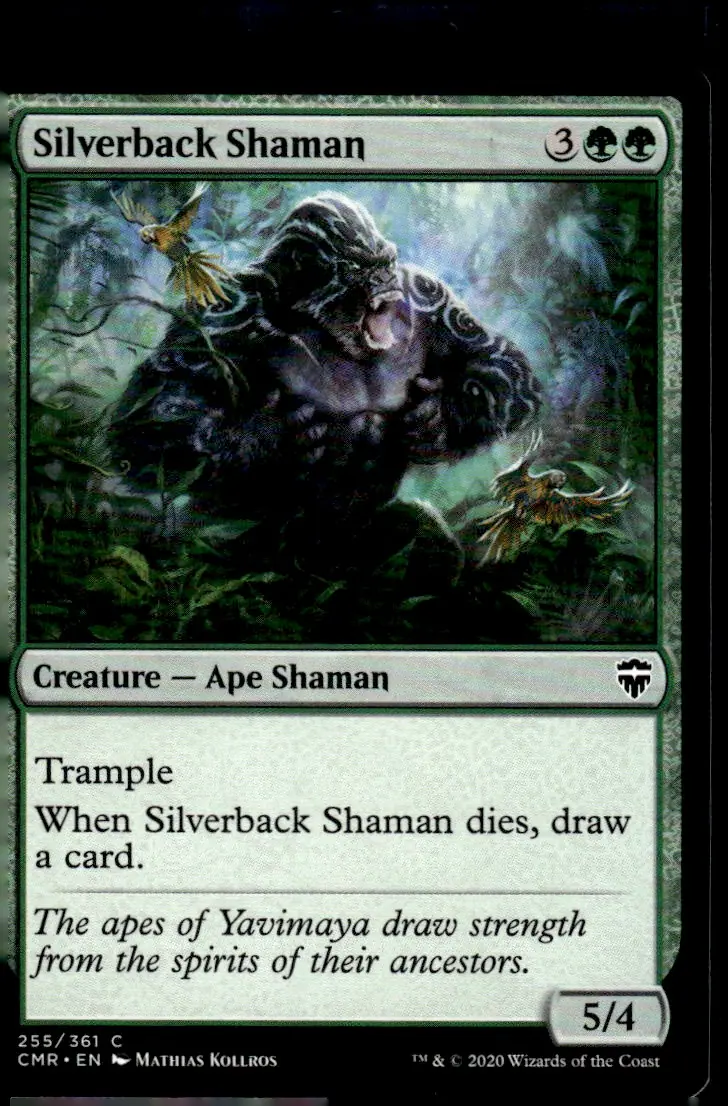 2020 Commander Legends (CMR) #255/361 Silverback Shaman (front)