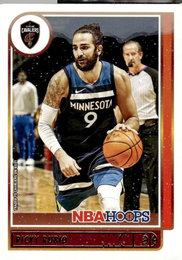 2021-22 NBA Hoops #171 Ricky Rubio (front)