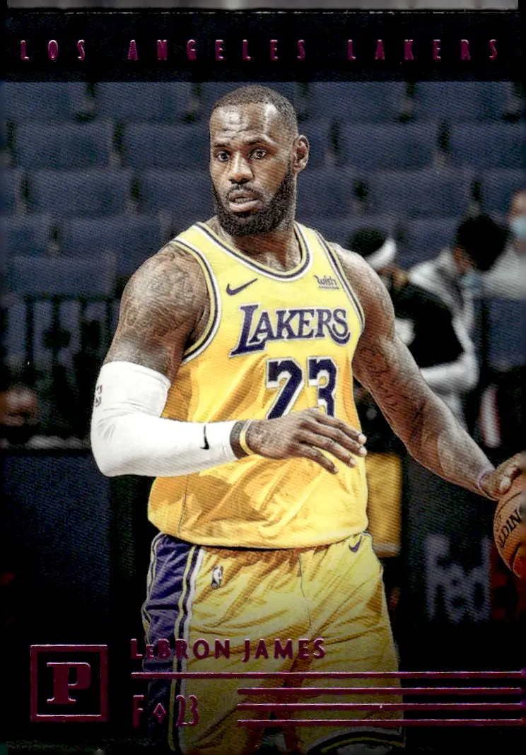 2020-21 Chronicles #118 LeBron James – Pink (front)