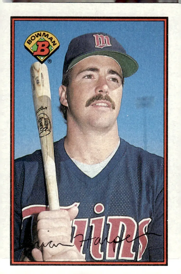 1989 Bowman #155 Brian Harper (front)