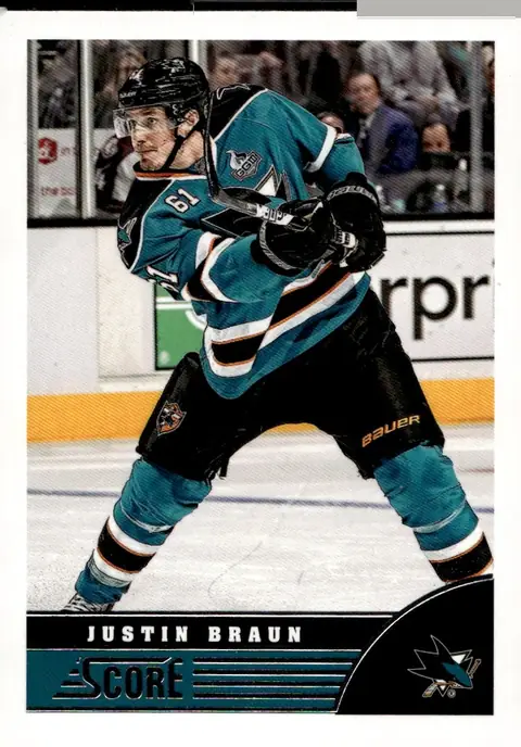2013-14 Score #434 Justin Braun