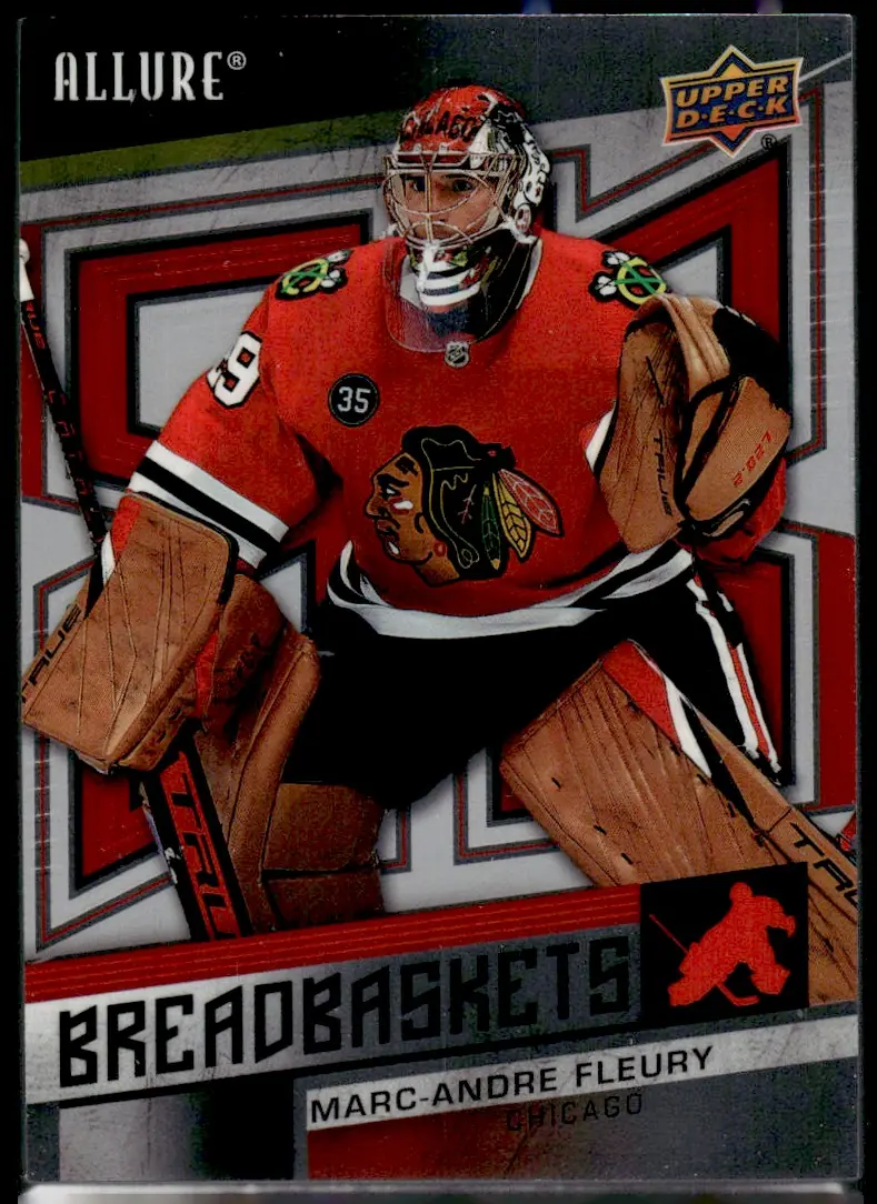2021-22 Upper Deck Allure #BB-1 Marc-Andre Fleury (front)