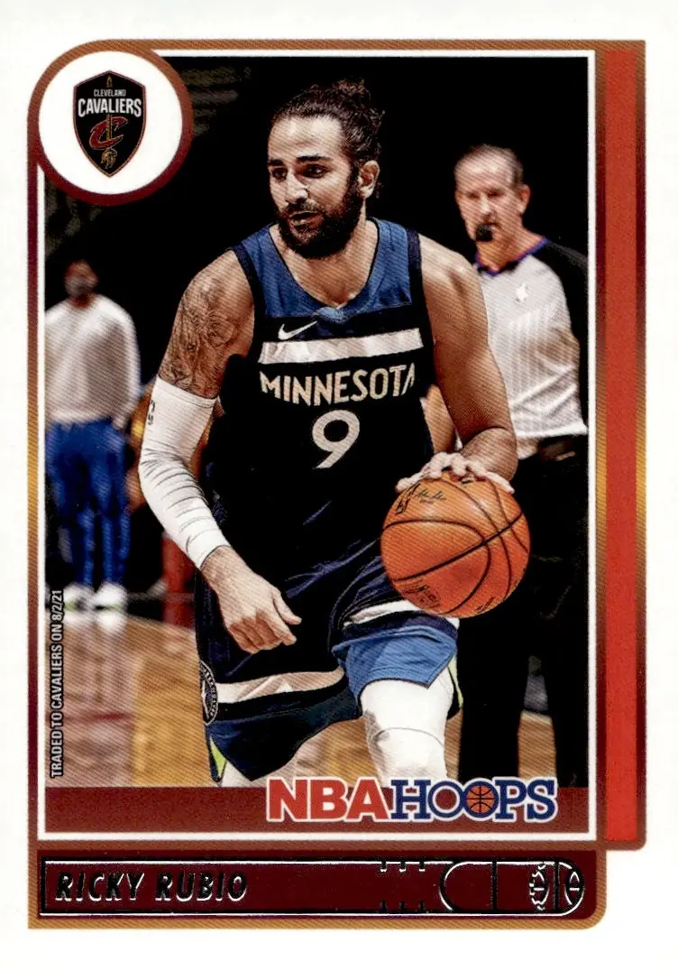 2021-22 NBA Hoops #171 Ricky Rubio (front)