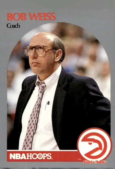 1990-91 NBA Hoops #305 Bob Weiss