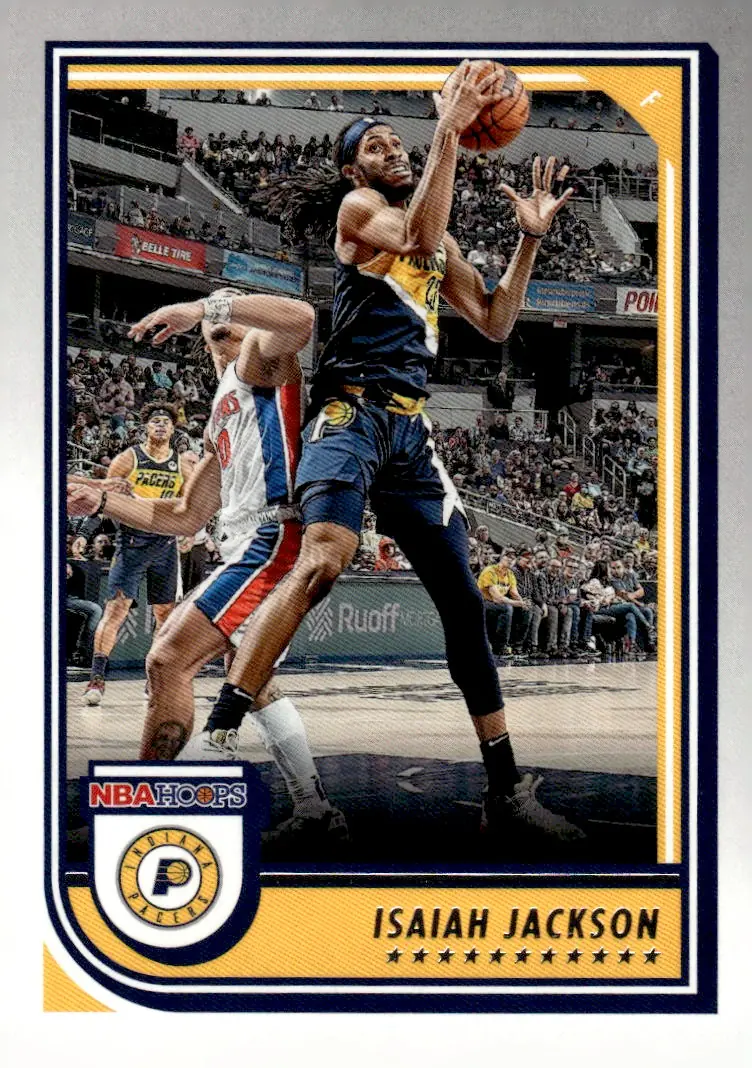 2022-23 NBA Hoops #58 Isaiah Jackson (front)