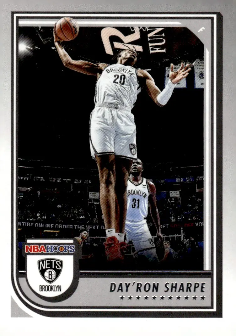 2022-23 NBA Hoops #17 Day'Ron Sharpe (front)
