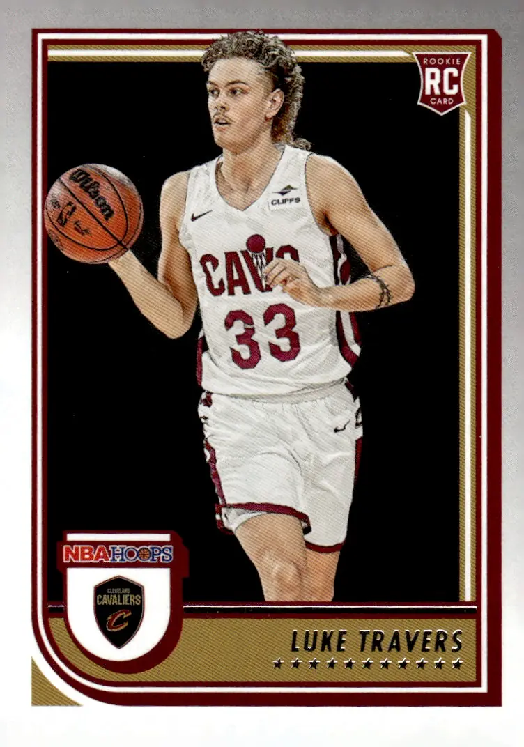2022-23 NBA Hoops #272 Luke Travers (front)
