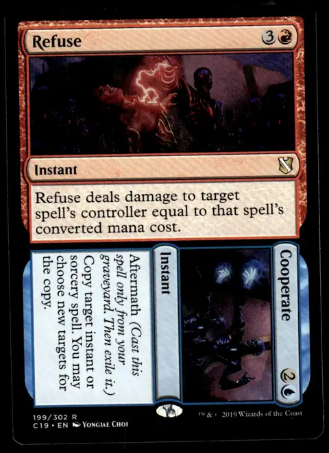 2019 Commander 2019 (C19) #199/302 Refuse // Cooperate