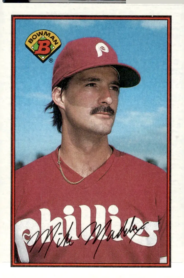 1989 Bowman #391 Mike Maddux (front)