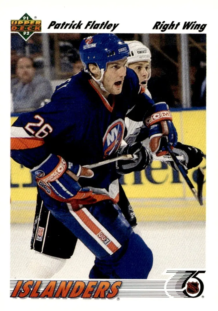 1991-92 Upper Deck #226 Patrick Flatley (front)