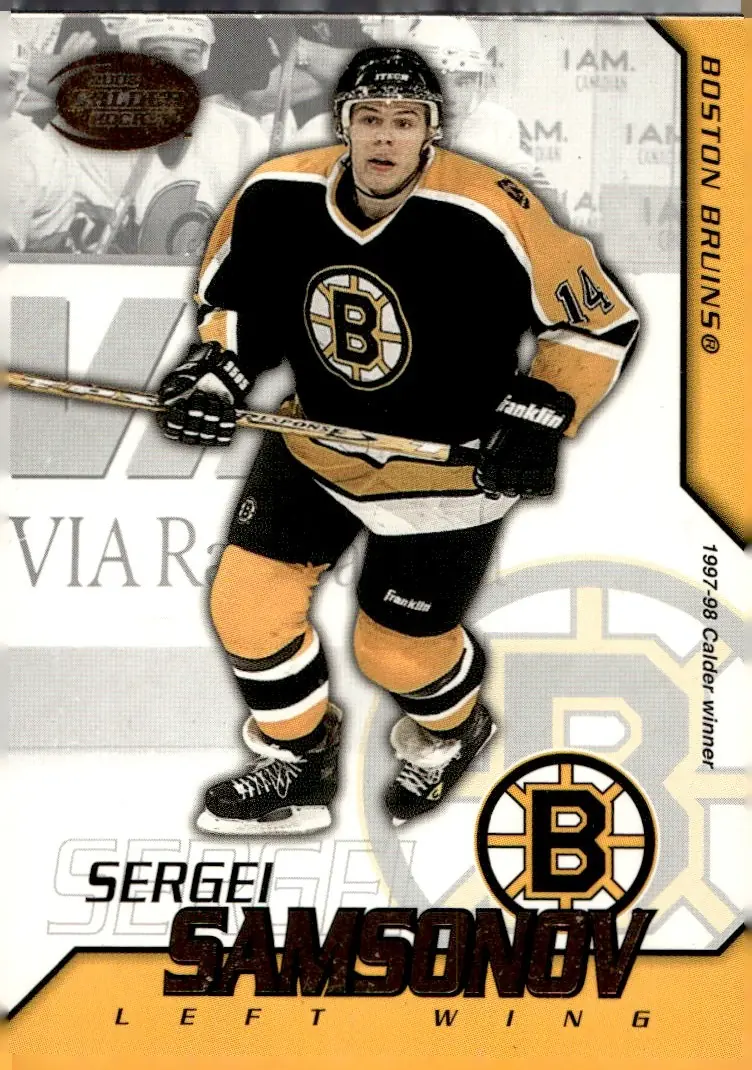 2002-03 Pacific Calder #9 Sergei Samsonov (front)