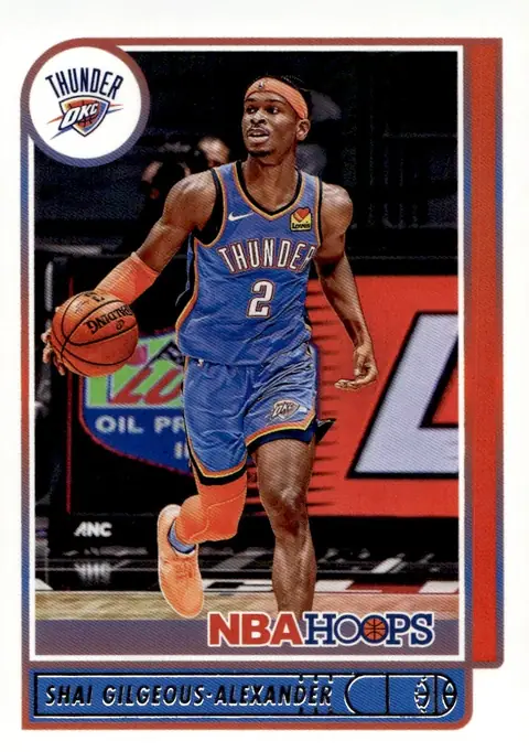 2021-22 NBA Hoops #3 Shai Gilgeous-Alexander