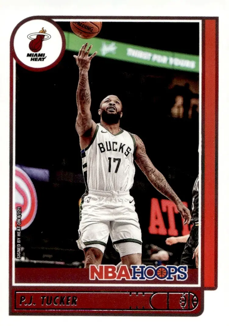 2021-22 NBA Hoops #133 P.J. Tucker (front)