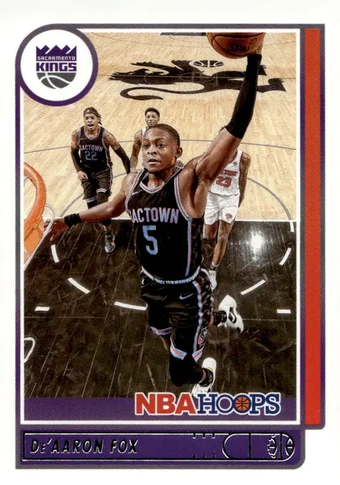 2021-22 NBA Hoops #88 De'Aaron Fox
