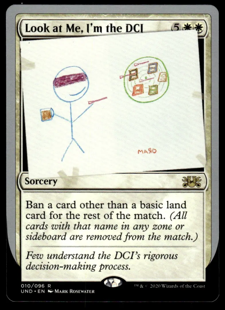 2020 Unsanctioned (UND) #010/096 Look at Me, I'm the DCI (front)