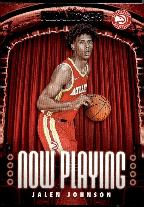 2021-22 NBA Hoops #20 Jalen Johnson