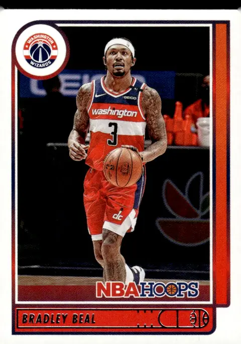 2021-22 NBA Hoops #100 Bradley Beal