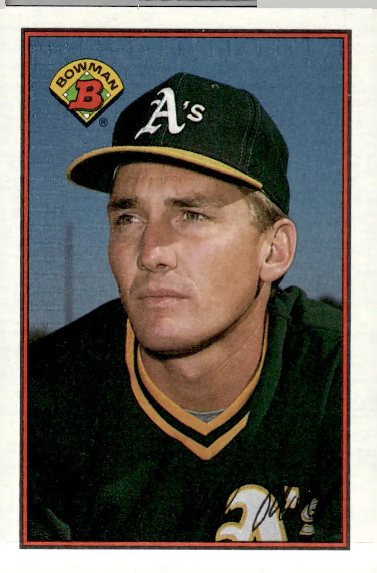 1989 Bowman #189 Mike Moore (front)