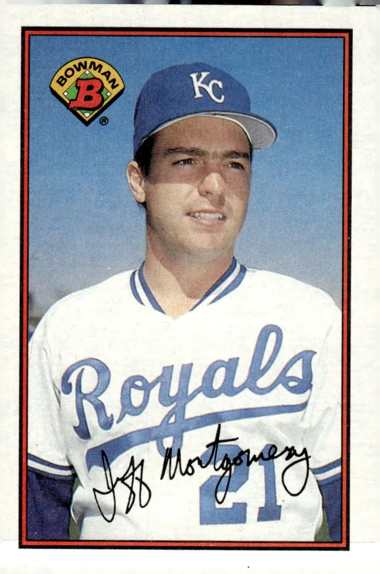 1989 Bowman #113 Jeff Montgomery (front)